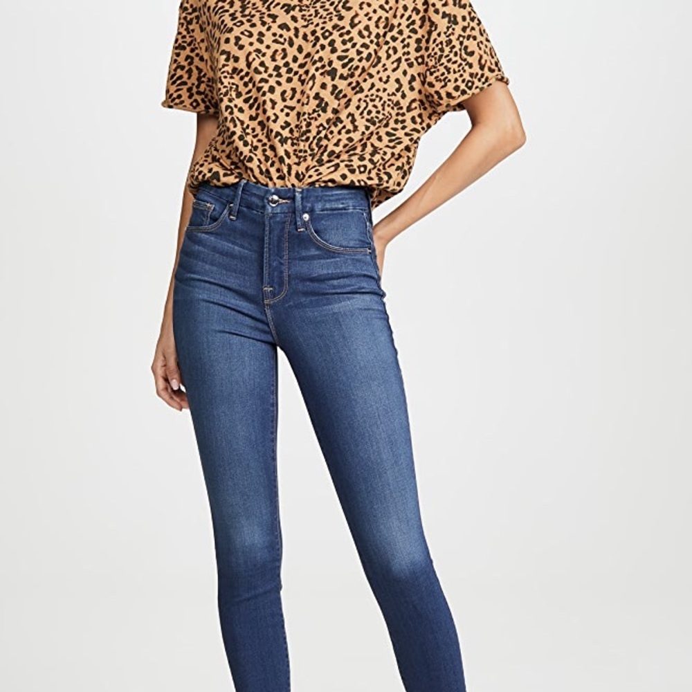 GOOD AMERICAN Good Waist Crop Jeans